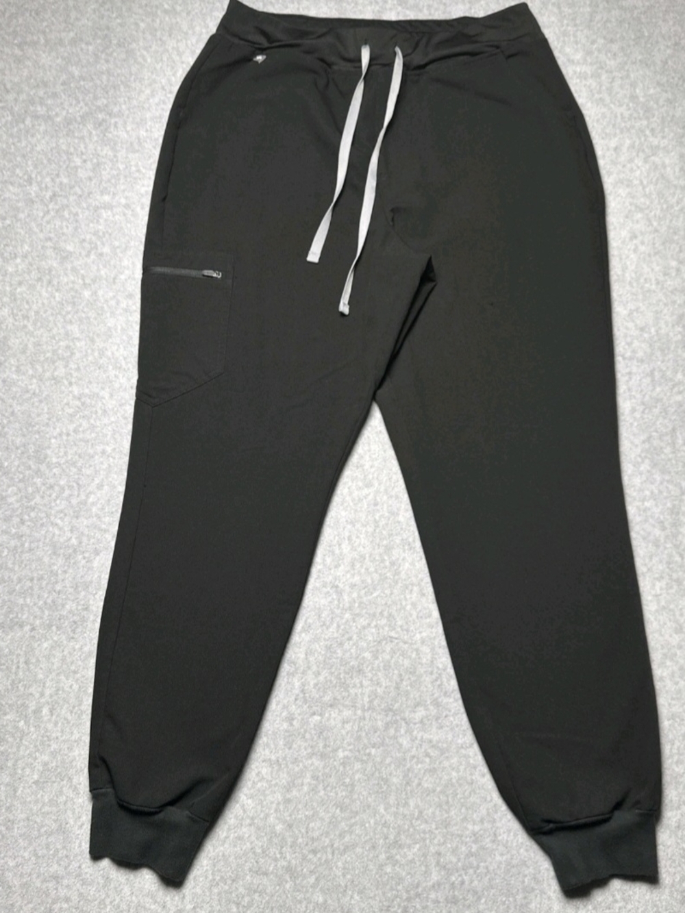 Figs Womens Black Jogger Scrubs Zamora Technical Collection